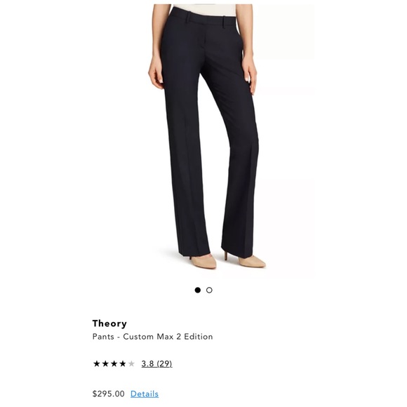 Theory Black Wool Suit Pants - Picture 14 of 14